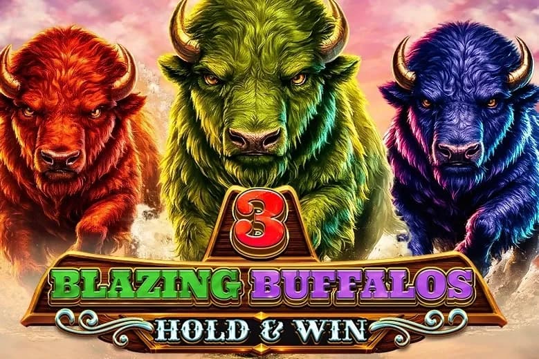 3 Blazing Buffalos: Hold & Win