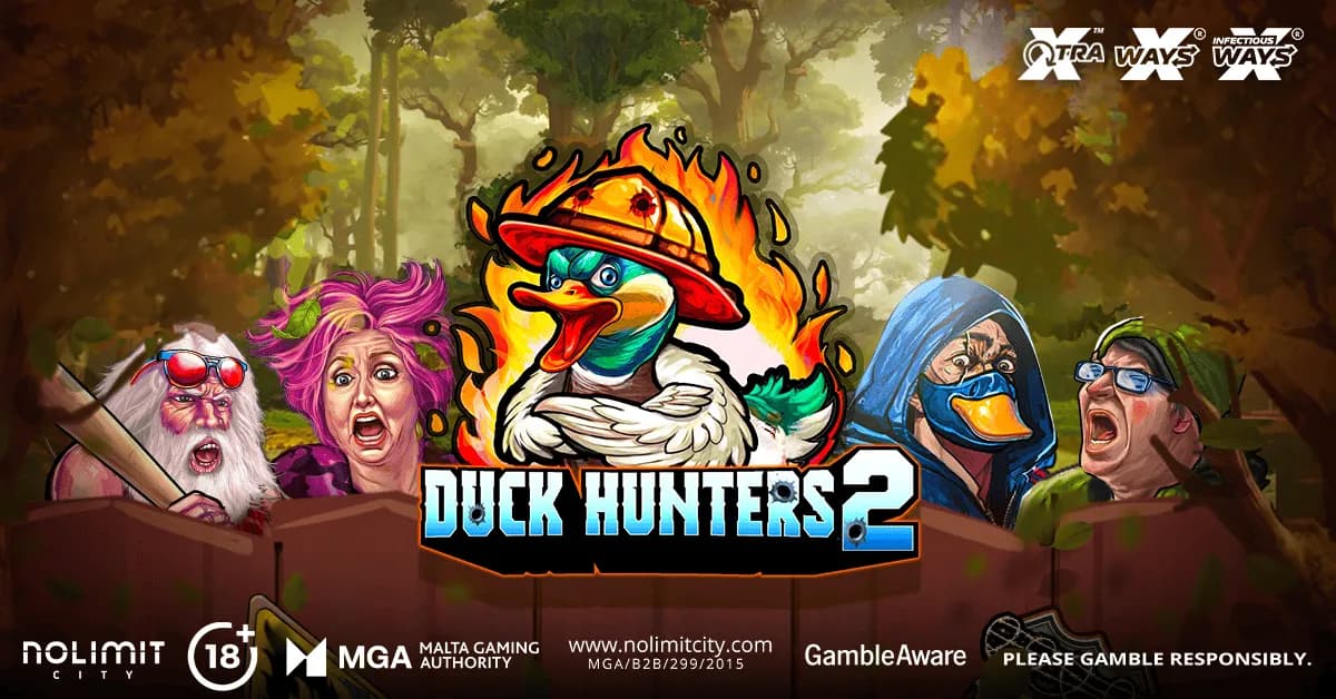 Duck Hunters 2 the upcoming slot by Nolimit City is set to go live on the 9th of September 2026!