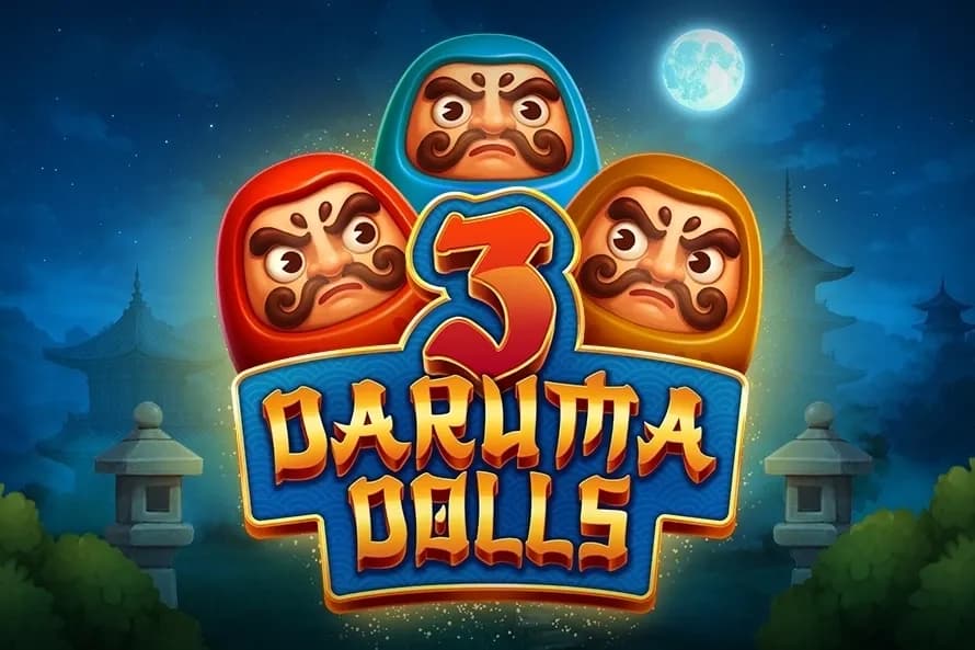 3 Daruma Dolls